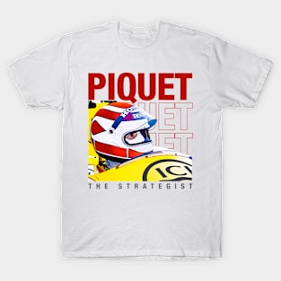 Nelson Piquet Legend 80S Retro T-Shirt